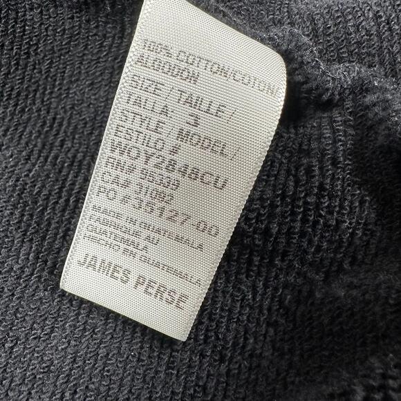 Standard James Perse Women's Black Open Front Cotton Cardigan Size 3 (US L) EUC - Picture 4 of 7